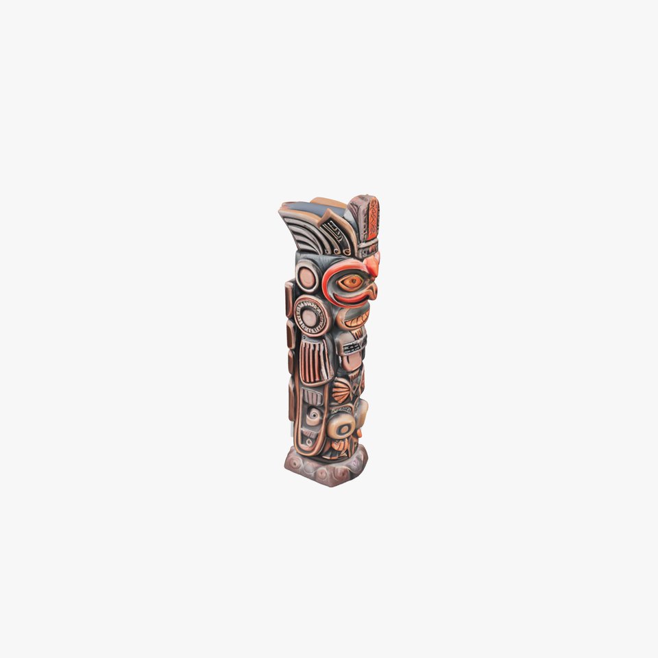 Totem Pole Model Pack with Cultural Detail